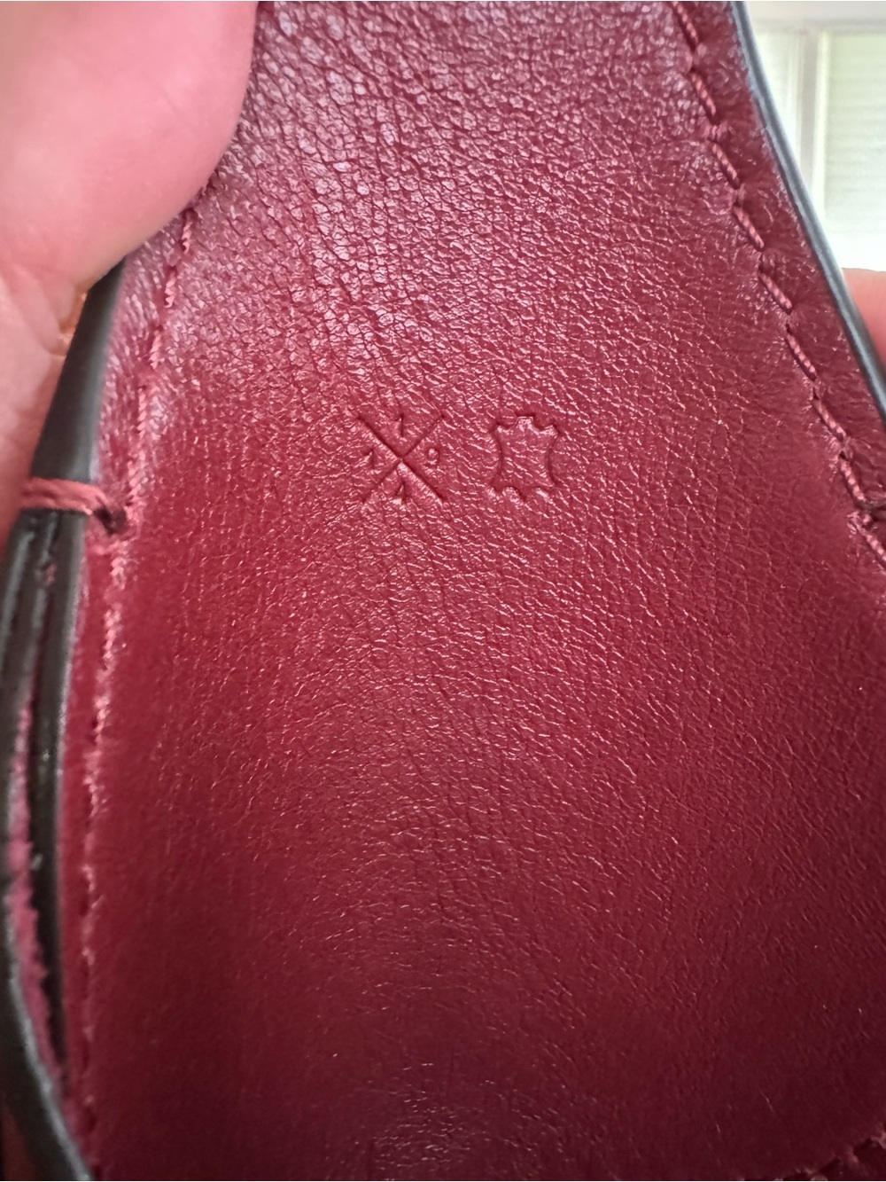 Coach Brooklyn 39 in Dark Ruby - Picture 5 of 10